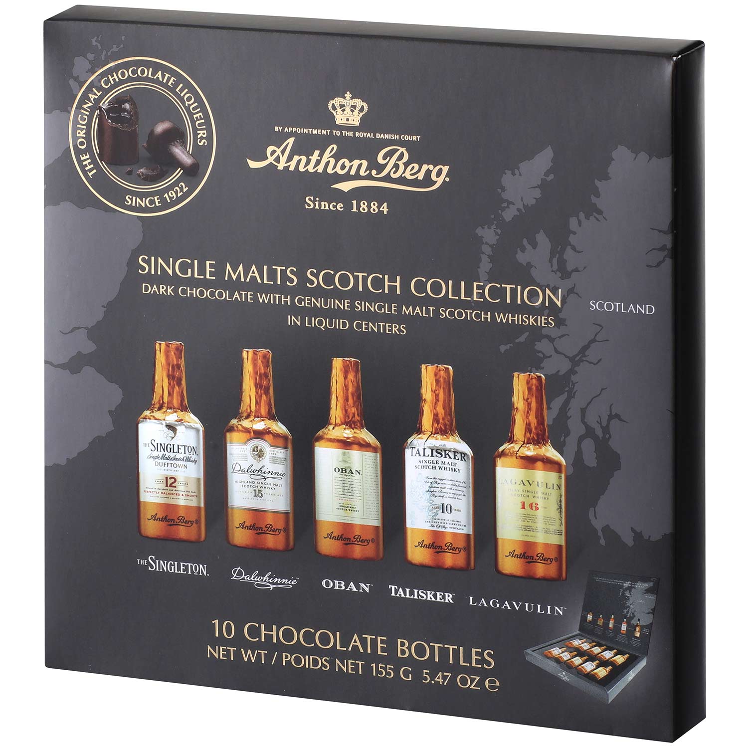 anthon berg single malts scotch collection 10er no1 0303